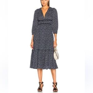 ULLA JOHNSON MALENA DRESS FLARAL